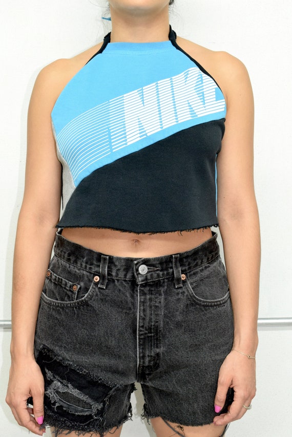 reworked nike crop top