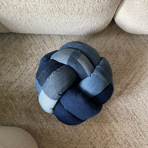 Denim Knot Pillow image 6