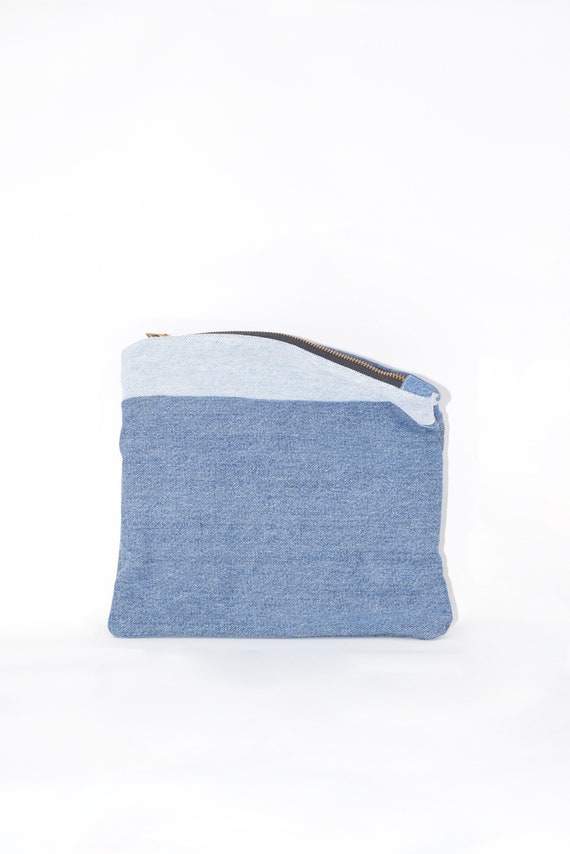 denim clutch