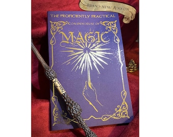 Wizard Spell Book | The Compendium of Magic | Magic Spell Book | School of Witchcraft and Wizardry | Fan Book | Christmas Gift | Birthday