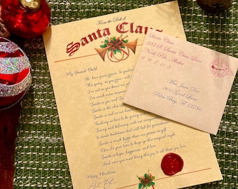 There is no Santa letter | letter from Santa the year they stop believing | Santa letter for older kids | Santa Claus  Poem | Santa Letter