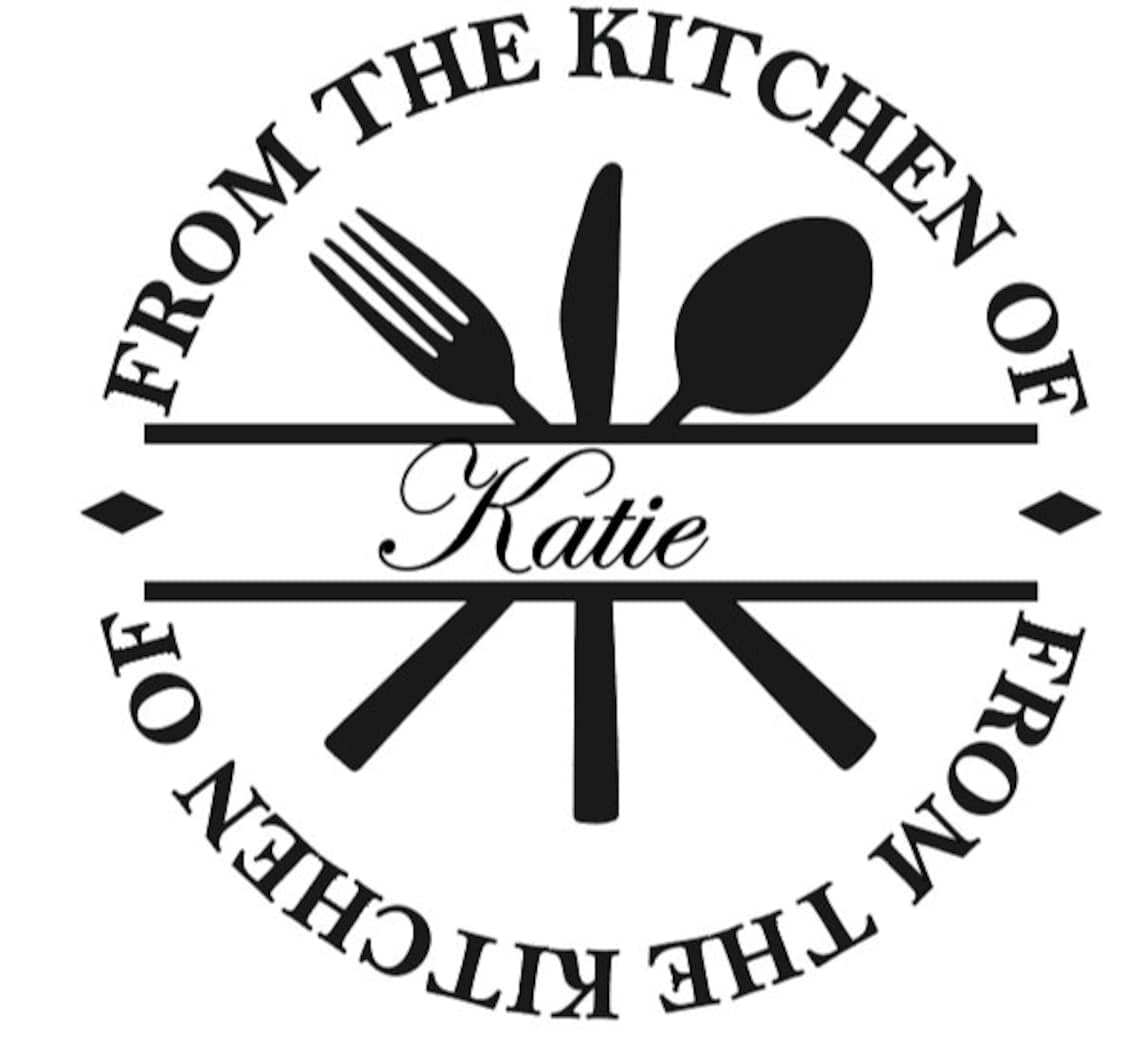 Personalized Name Kitchen Wall Decal From the Kitchen of Etsy