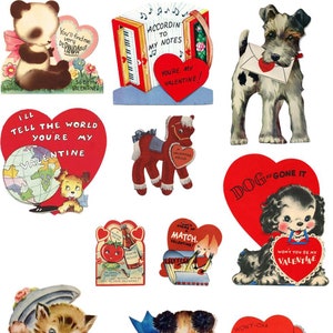 vintage valentine designs for your junk journals or scrapbooking projects, digital download, printable, journaling, crafts, mixed media