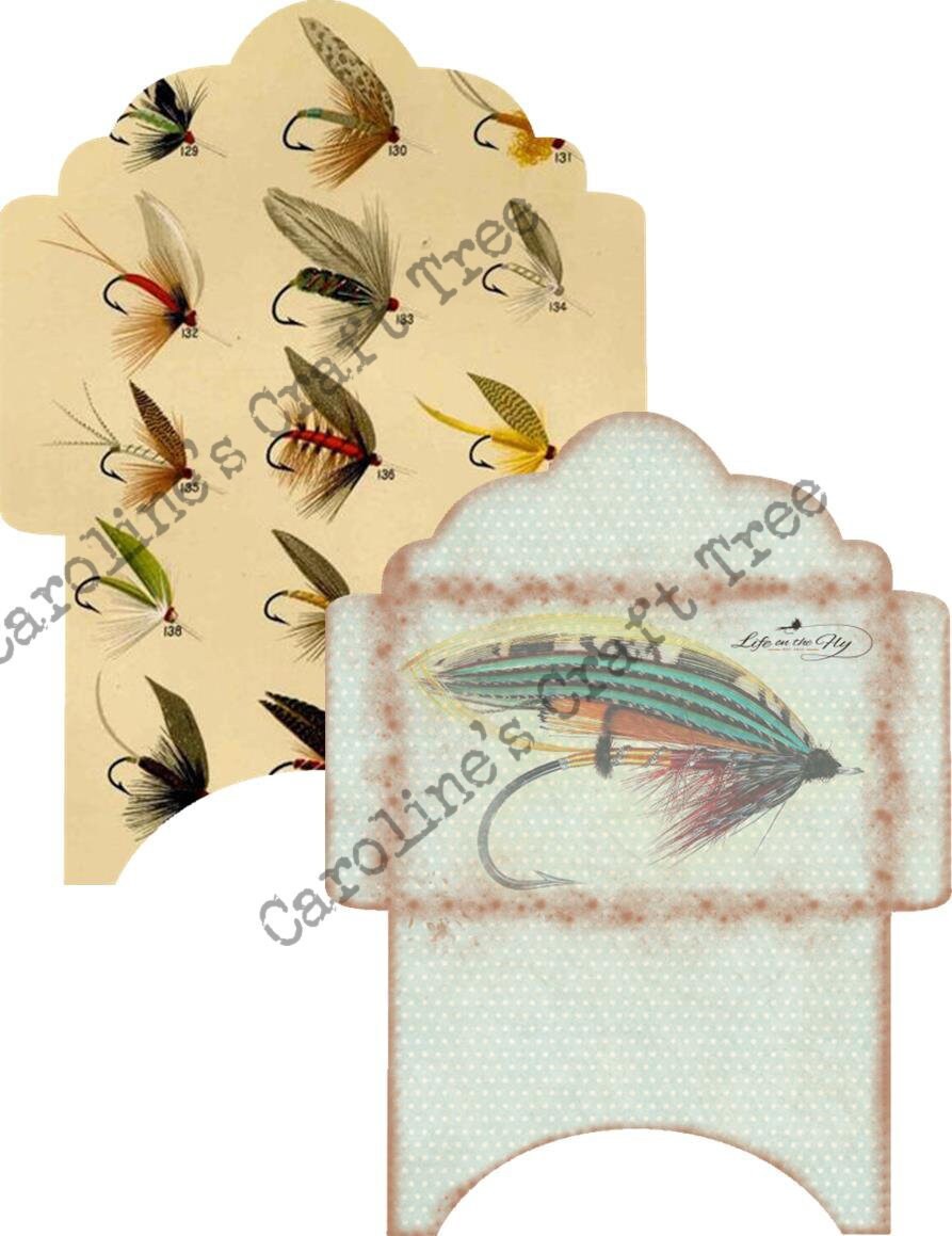 Fly Fishing Journaling Set Instant Download Ephemera Junk Etsy