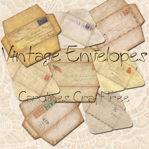 Kunst Umschlag Vintage-Stil für Ihre Junk Journals, sofortiger Download, Ephemera, Scrapbooking, Printable, Verzierung, Basteln,