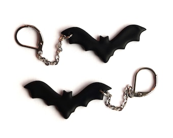 Halloween Bat Earrings