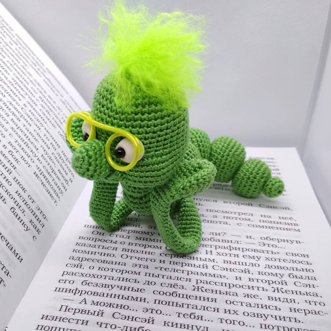 Amigurumi worm pattern crochet bookworm pattern DIY Etsy