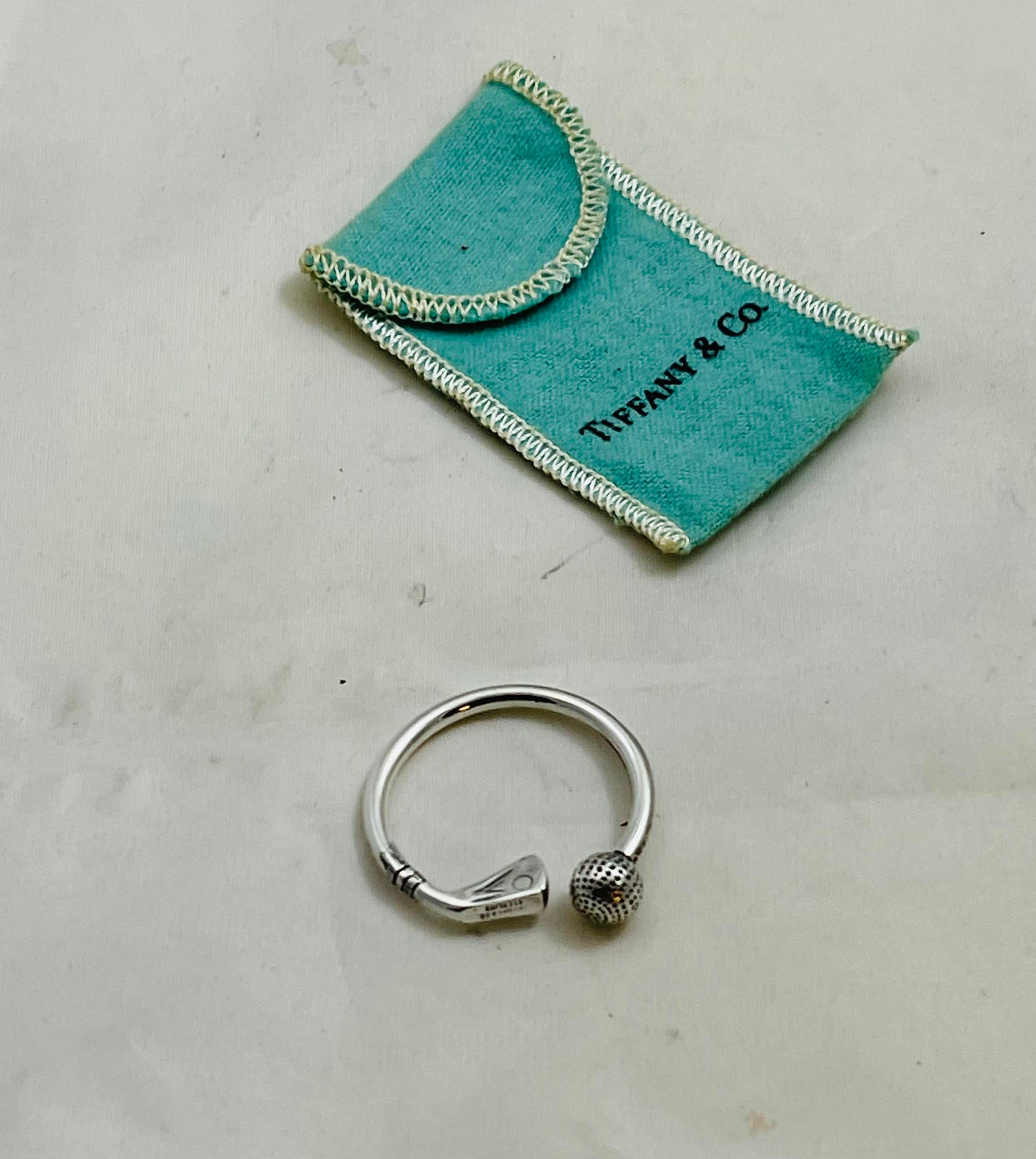 Tiffanys and Co Ball Ring - Etsy