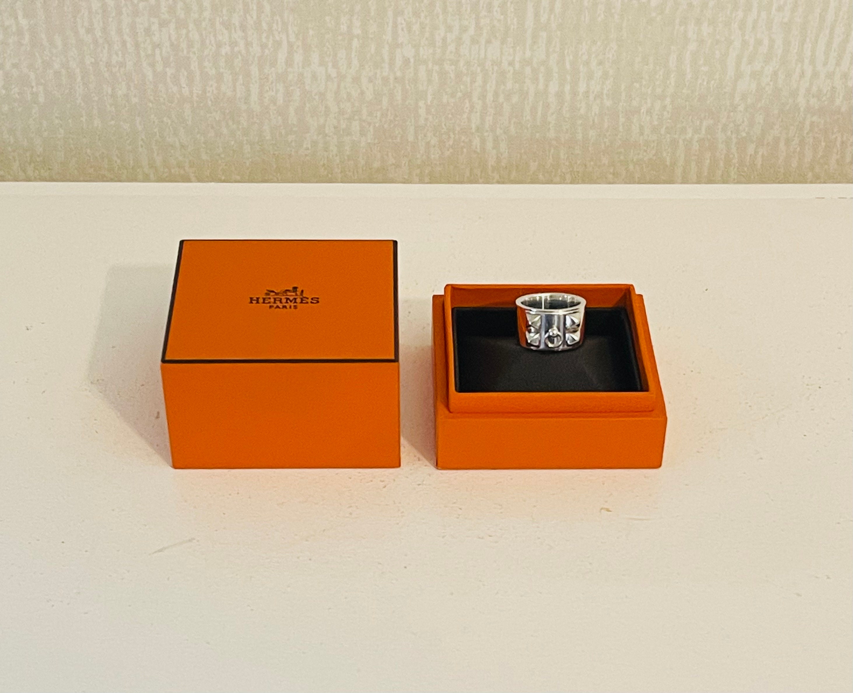 Hermes Genuine Jewelry box case Outer box Orange Difficulty D0314009