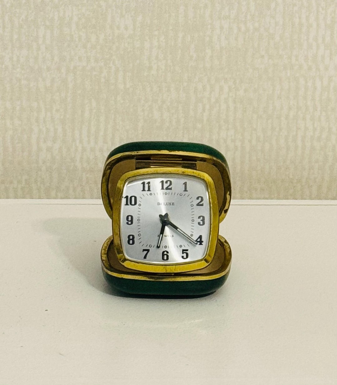Vintage Deluxe Foldable Travel Alarm Clock Made in Germany 2