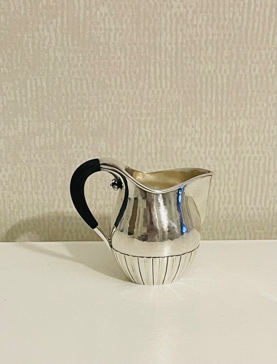Antique Jensen Denmark Sterling Silver Creamer Etsy