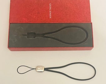 本物のジョージ ジェンセン スターリング シルバー モバイルまたはキー