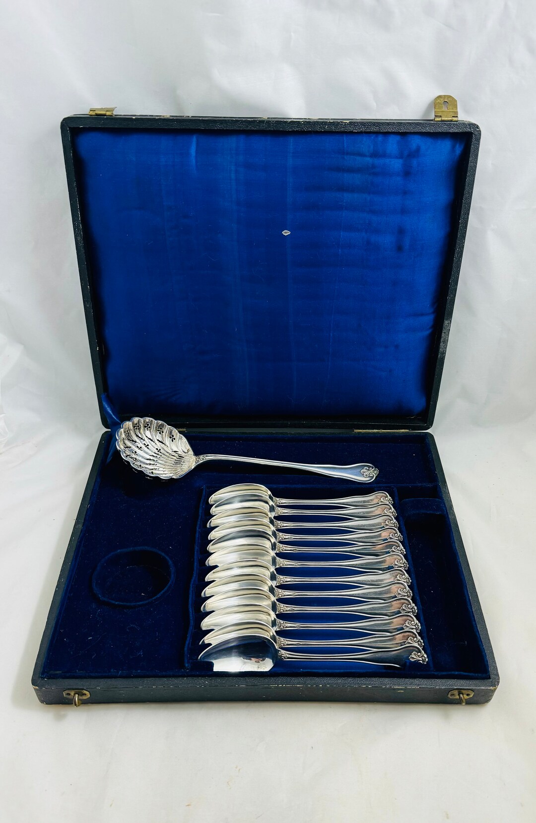 フランス製 純銀デミタススプーン 12本セット ミネルヴァ