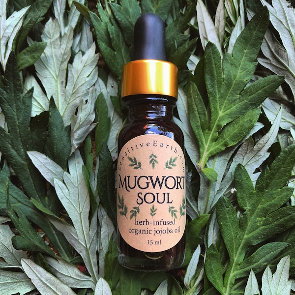 Potent Mugwort Jojoba Oil - Face & Body - Organic Soul Oil