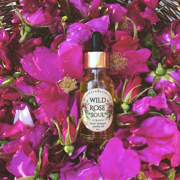 Potent Rose Jojoba Oil - Face & Body - Organic Soul Oil