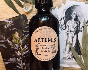 Artemis - Herbal Body Oil - Organic, Wildcrafted