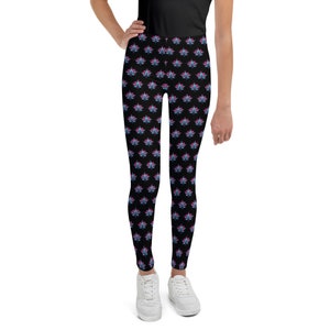 GIRLS HALLOWEEN LEGGINGS Youth Leggings Junior Girls Leggings