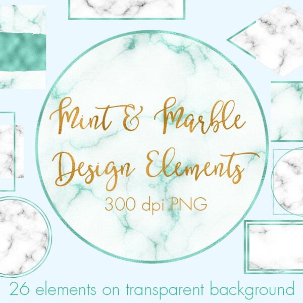 Mint Green Marble - Etsy