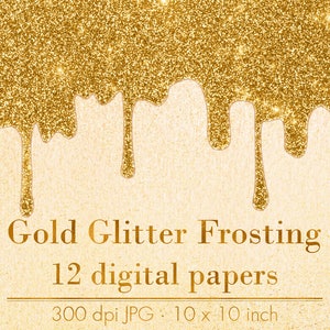 Buy 3 pay for 2, Gold glitter digital paper, Gold topping, Glitter texture, Gold pattern, Gold background, Gold texture, Glitter clipart