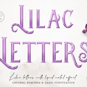 Clipart de alfabeto lilás líquido, clipart de fonte lilás, letras líquidas roxas, sobreposições de alfabeto em folha lilás, letras lilás, letras decorativas