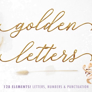 Clipart de letras de ouro líquido, alfabeto dourado, clipart de fonte líquida, alfabeto de folha de ouro, sobreposições de letras, letras decorativas, cartas de casamento