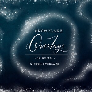 White snow overlays, White snowflakes overlays, Winter clipart, Snow dust, Christmas clipart, Xmas, Transparent PNG, Instant download