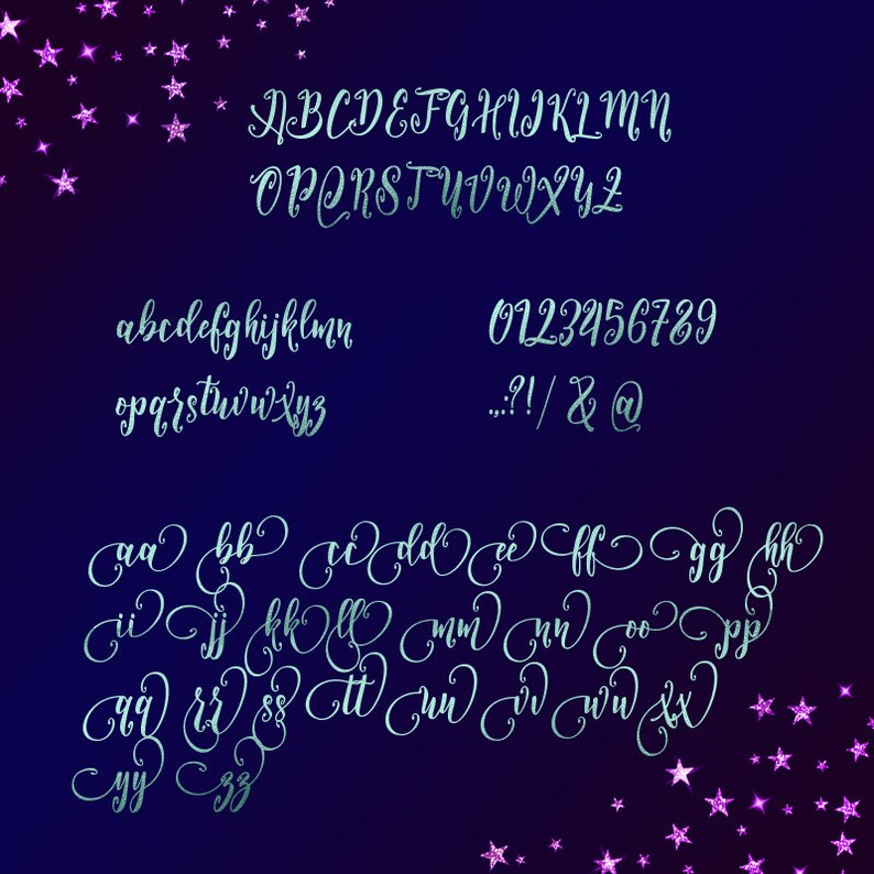 Mint Foil Alphabet Clipart Mint Font Mint Green Alphabet Etsy