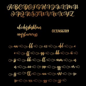 Gold Font, Gold Alphabet Clipart, Gold Foil Alphabet, Gold Letters ...