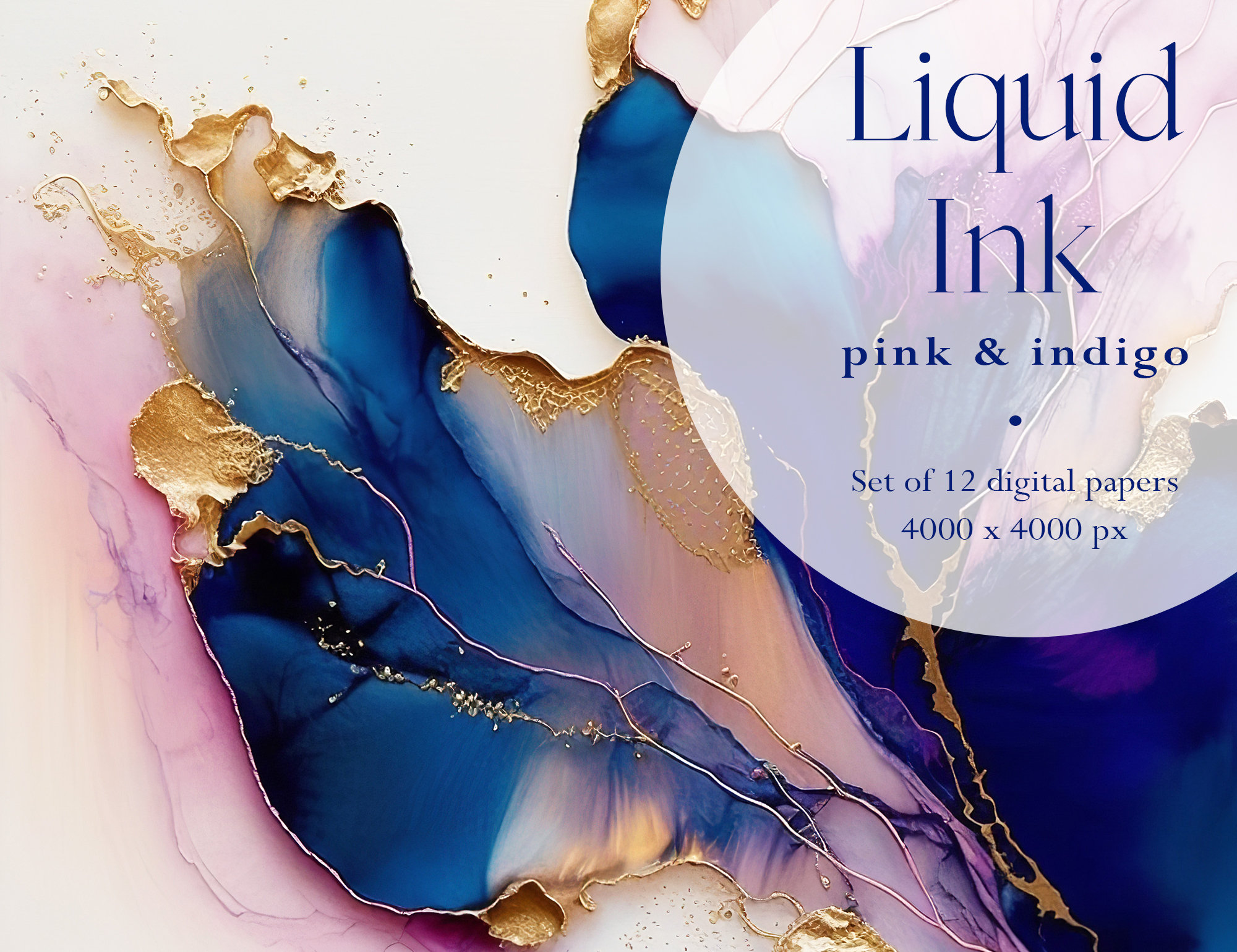 Alcohol Ink Digital Paper, Blush Pink Fluid Ink Art, Seamless Ink