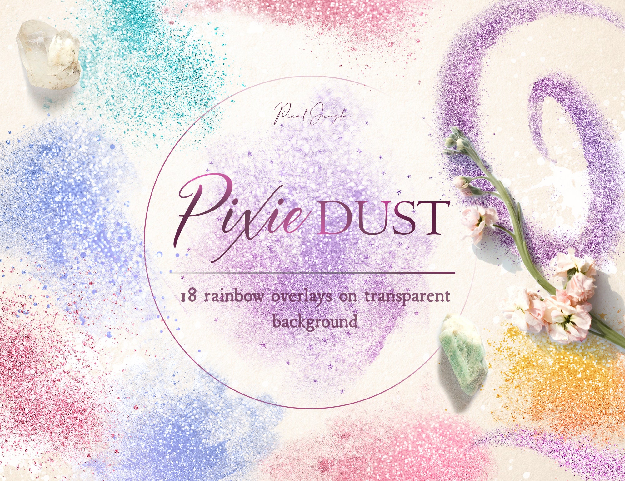 Paper, Party & Kids Scrapbooking Rainbow glitter dust clip art