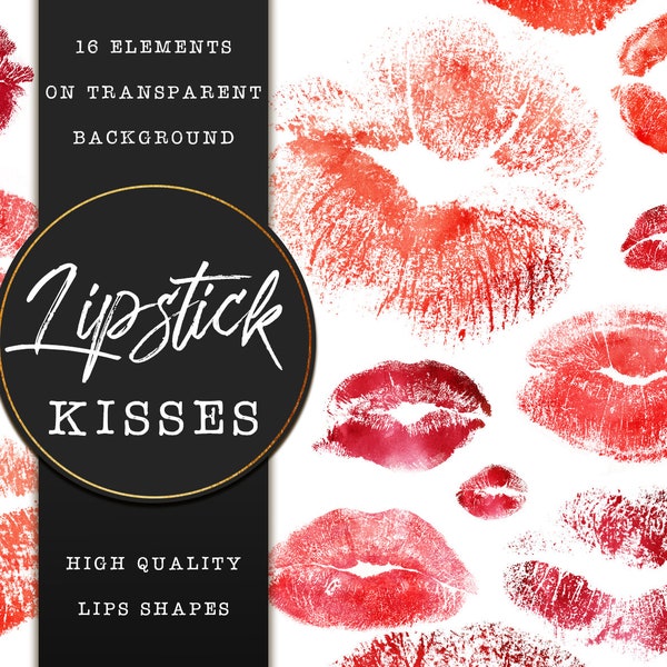 Lips Clipart - Etsy