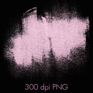May include: A pink brushstroke on a black background. The brushstroke is textured and has a metallic sheen.
