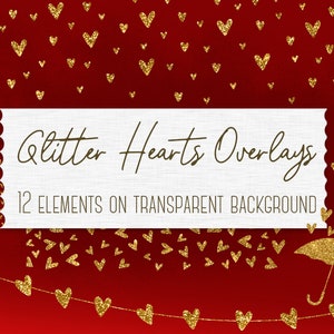 Gold hearts overlays, Gold hearts clipart, Gold borders clip art, Gold overlays, Valentine&#39;s day, Gold clipart, Gold heart, Transparent, PNG