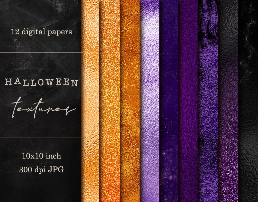 Halloween Digital Paper Clipart, Halloween Wallpapers, Halloween Papers
