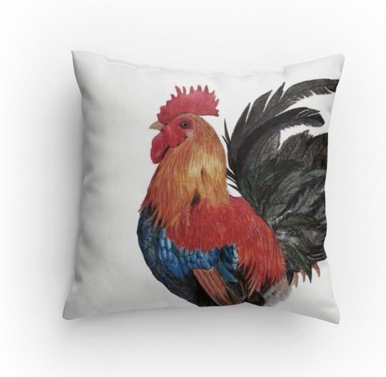 Red Rooster Pillow Home & Living Decorative Pillows