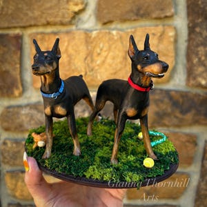 Custom Pet replica Sculptures, cake toppers, desktop figurine ornament figurine christmas