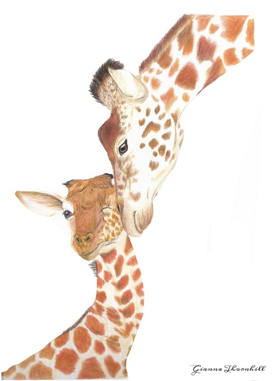 giraffe print nursery