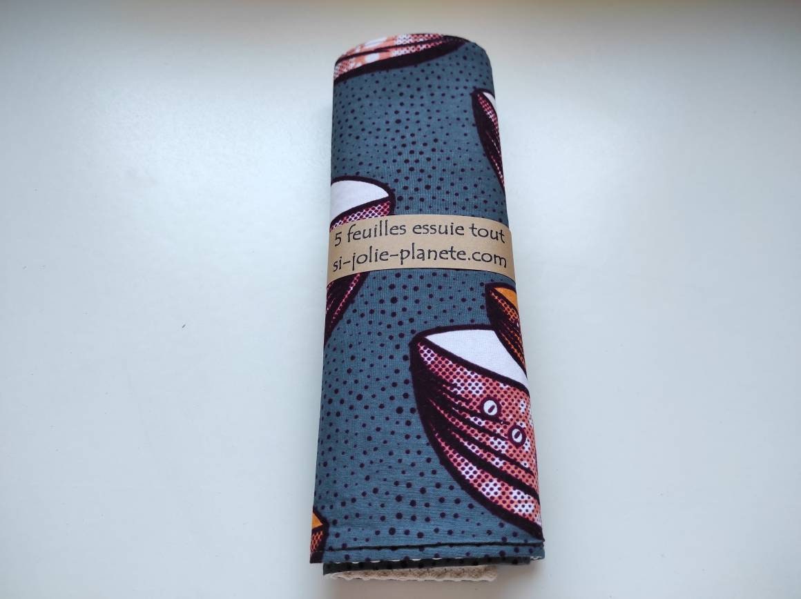 Lot 5 Feuilles Essuie Tout