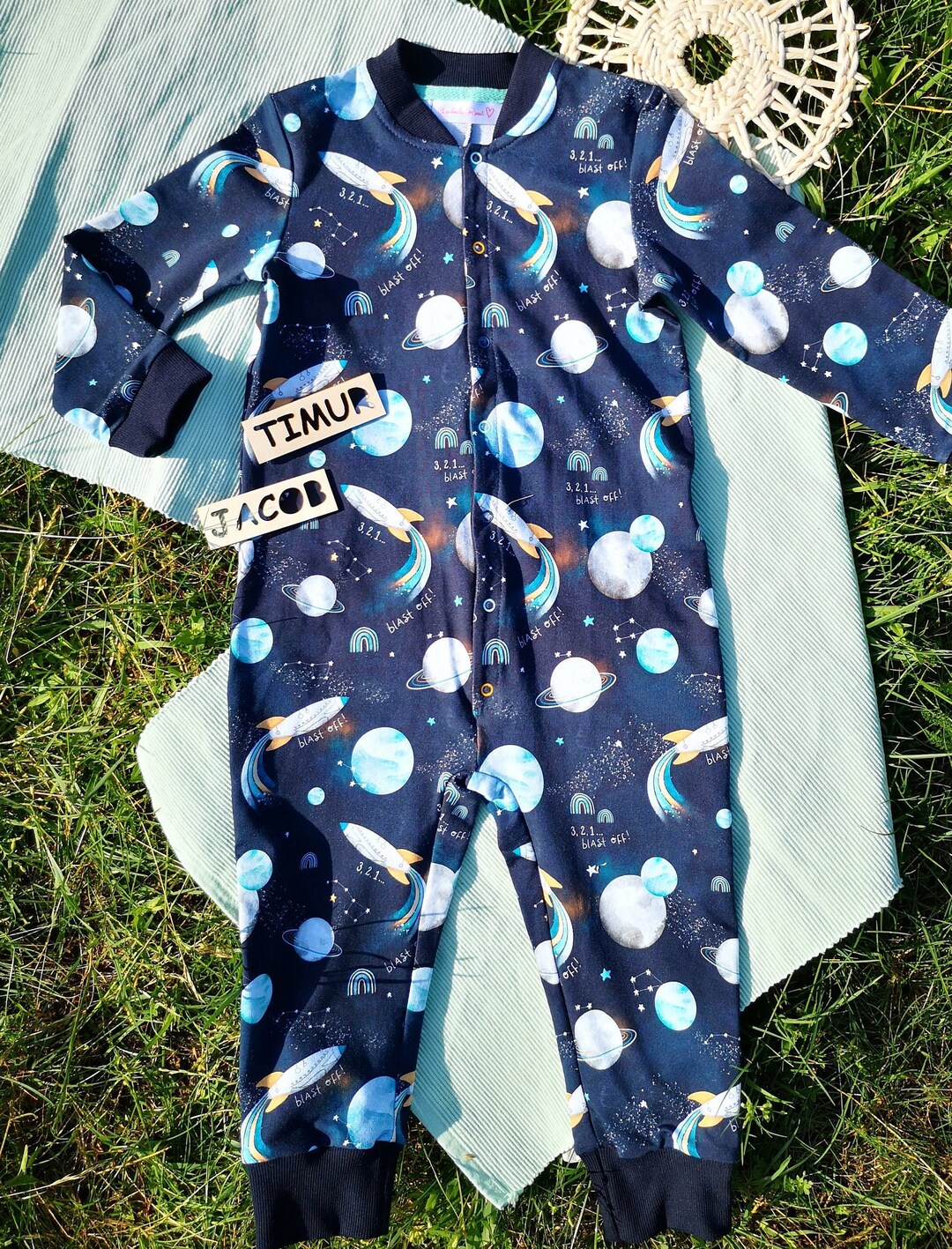 Kids Sleeping Romper Baby Onesie Boy Girl Present Child's Overall Dark