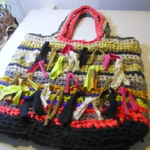 Sac Boho BAG sac shopper crocheté à la main tendance image 5