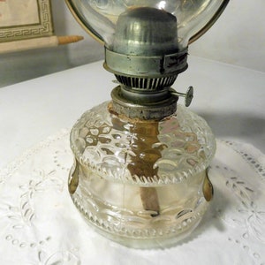 Lanterna ad Olio in Vetro Trasparente - Lampada Antivento for uragano for  Uso Domestico - Lampada a Cherosene