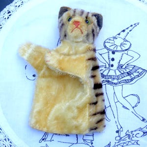 orig. Steiff KATZE mit Knopf im Ohr  50er Jahre RAR
