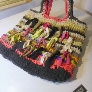 Sac Boho BAG sac shopper crocheté à la main tendance image 7