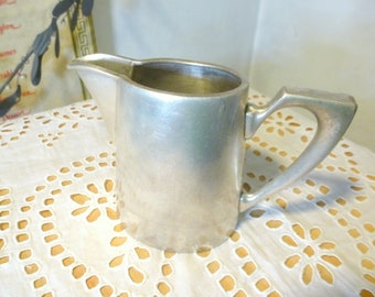 antique CREAM JUG silver plated Alpacca 15 cl "BELLEVUE"