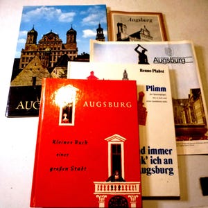 AUGSBURG div. Bücher und Prospekte anno 1980