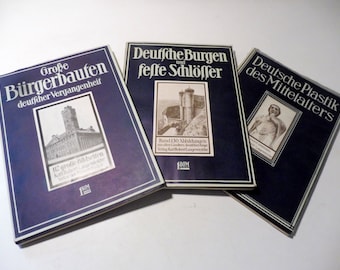 1909 LIVRE des arts allemands divers châteaux en plastique bâtiments civiques