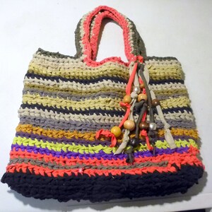 Sac Boho BAG sac shopper crocheté à la main tendance image 8