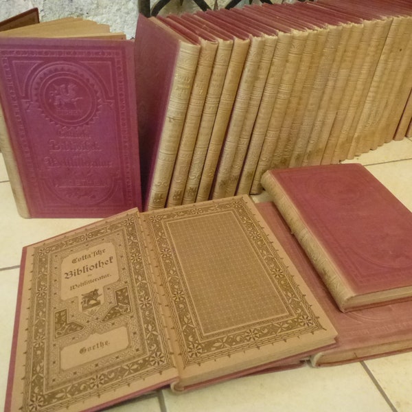 1900 GOETHES sämtliche Werke - Cottasche Bibliothek der Weltliteratur