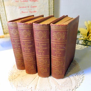 antique 4 livres A. DUMAS Le Mohican de Paris 16 parties image 2