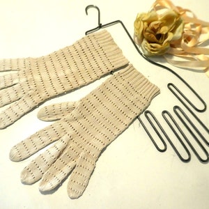 Vintage HANDSCHUHE feinste Handarbeit 30er Bild 1